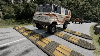Cars vs Speed bumps #84 - BeamNG Drive ☆ beamng-cars TV