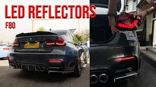 F80 M3 LED Reflector MOD! *NEW* F1 light replacement? DIY install SUPER BRIGHT