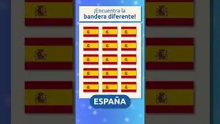 ¿Cuál es la bandera diferente? 🕵🏻‍♂️ España 🇪🇸