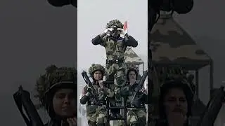 ЖЕНСКИЕ ВОЙСКА ★ на мотоциклах на параде в Индии #женские_войска #indiarepublicday #militaryparade