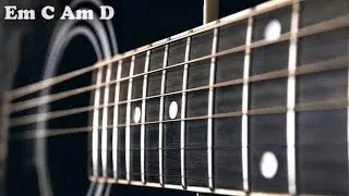 E Minor Acoustic Guitar Rock Backing Track