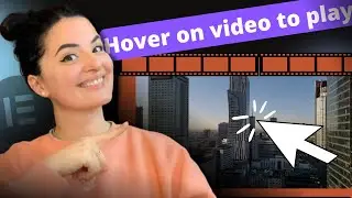 PLAY and PAUSE VIDEO ON HOVER - Elementor Wordpress Tutorial Flex Container
