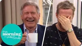 Ryan Gosling and Harrison Ford Lose It at Hilarious Interview! | This Morning