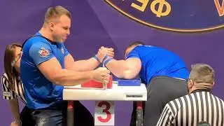 ЗМС Артем ГРИШИН vs МСМК Сослан ГАССИЕВ Чемпионат России 2021 (в/к 110, левая). Борьба до конца