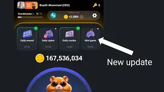 Hamster kombat new mini game . knock knock key new update