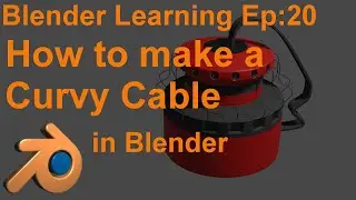 Blender 2.9.3 How to Make a Curvy Cable in Blender