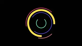 Circle | Motin Graphic| Black screen | Free | 