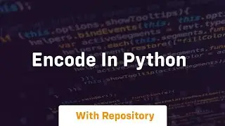 encode in python