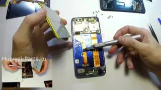 Huawei Honor 8 разбор (disassembly, cambiar pantalla lcd, repair / Phẫu thuật)