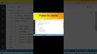 Pointer in c programming | Pointers shorts | sameercoding