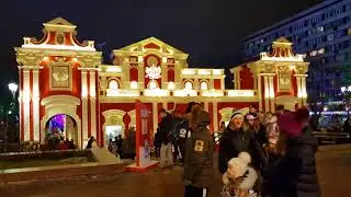 Mobile Video 4k - Новый 2018 Год в Москве - Народные гуляния на Тверской Площади