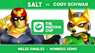 🍵Matcha Cup: Cody Schwab (Fox) vs Salt (Captain Falcon) | SSBM Melee Winners Semis