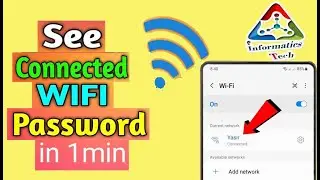 See Connected WiFi Password | Connected WiFI Ka Password Kaise Pata Kare | Check Wifi Password