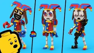 Building LEGO Pomni (3 Forms: Normal, Abstracted, and Possessed!) // The Amazing Digital Circus