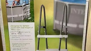 Intex 48 inch pool ladder assembly easy to follow instructions