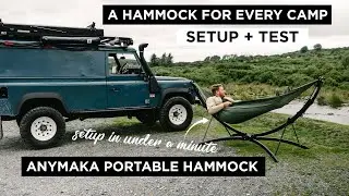 THE ANYMAKA PORTABLE HAMMOCK STAND  - WOULD YOU TAKE ONE OF THESE ON YOUR NEXT CAMP?