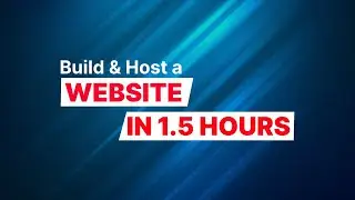 1 Hour to build and host a website in internet