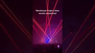 Bringing out the lasers at Warehouse Project