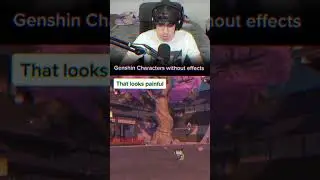 Así son los Personajes de Genshin Impact sin efectos 