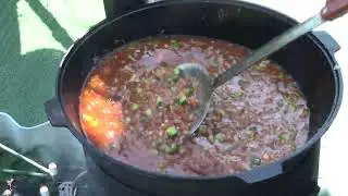 Казан+автоклав.  Рассольник на зиму в банках