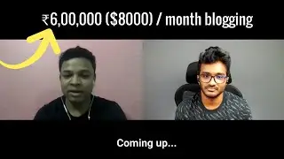 How Karan Achieved ₹6,00,000/Month Online as a Blogger? 🏅