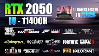 RTX 2050 : Test in 15 Games in 2024 - RTX 2050 Gaming Test