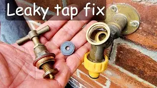 Outside Tap Leaking Fix: Washer Replacement