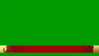 Title Animation Lower Thind Scroll Green Screen