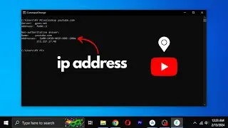 How To Check Websites IP Address in Windows 10/11 | Find Website IP Address using CMD