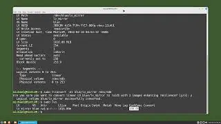 Linux Command Line (95) LVMpt5 - RAID1 Mirror