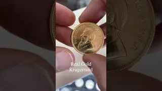 91.67% Gold 8.33% Copper, The Krugerrand - world’s first Bullion Coin - ring test