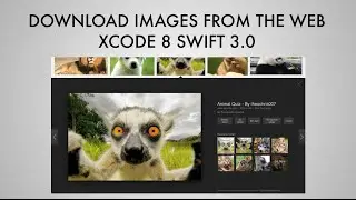 How To Download An Image From The Web In Xcode 8 (Swift 3.0)