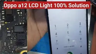 opp a12 lcd Light Problem 100% solution part 2 By Md Mobile Care Slk
