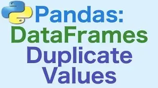 30- Pandas DataFrames: Dealing with Duplicate Values