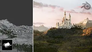 Creating a HUGE Castle Scene in Blender