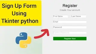 || Sign Up || Form using tkinter module in python