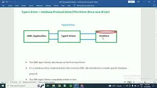 Type4 Driver in JDBC