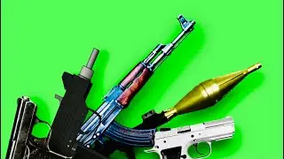 ФУТАЖ ОРУЖИЕ GREEN SCREEN