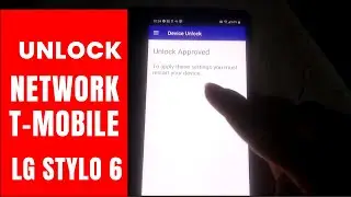 How to Unlock Network LG Stylo 6 Metro by T mobile Device Unlock App | free unlock