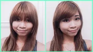How to Style Straight Bangs to the Side
