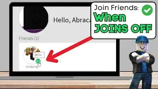 How To Join Someone With Joins Off In Roblox - Working Method!