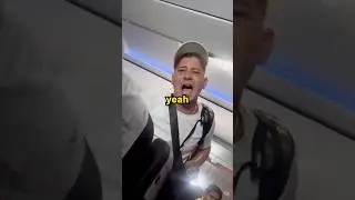 Drunk Guy Challenges Boxer on Plane