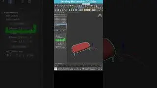 Quick and Efficient Bench Bending with PathDeform in 3ds Max #shorts #bending
