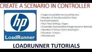 Loadrunner Tutorials | How to Create a Scenario in Controller with real time examples