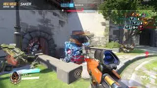 [Overwatch HighLight] Ana Control the battlefield