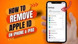 How to remove Apple ID without password in 2024 | sign-out Apple ID from iPhone settings ￼iOS 17