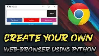 How to Create GUI web browser using python || tkinter gui || web browser using python || AviUpadhyay