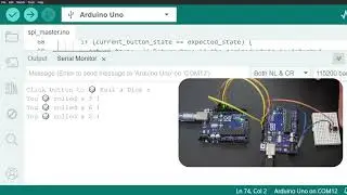SPI Dice Roll using Arduino | 
