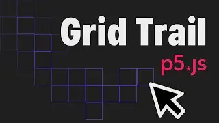 Coding === Art: Award Winning Grid Trail Mouse Follow Effect