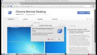 Share computer desktop with Chrome Remote Desktop